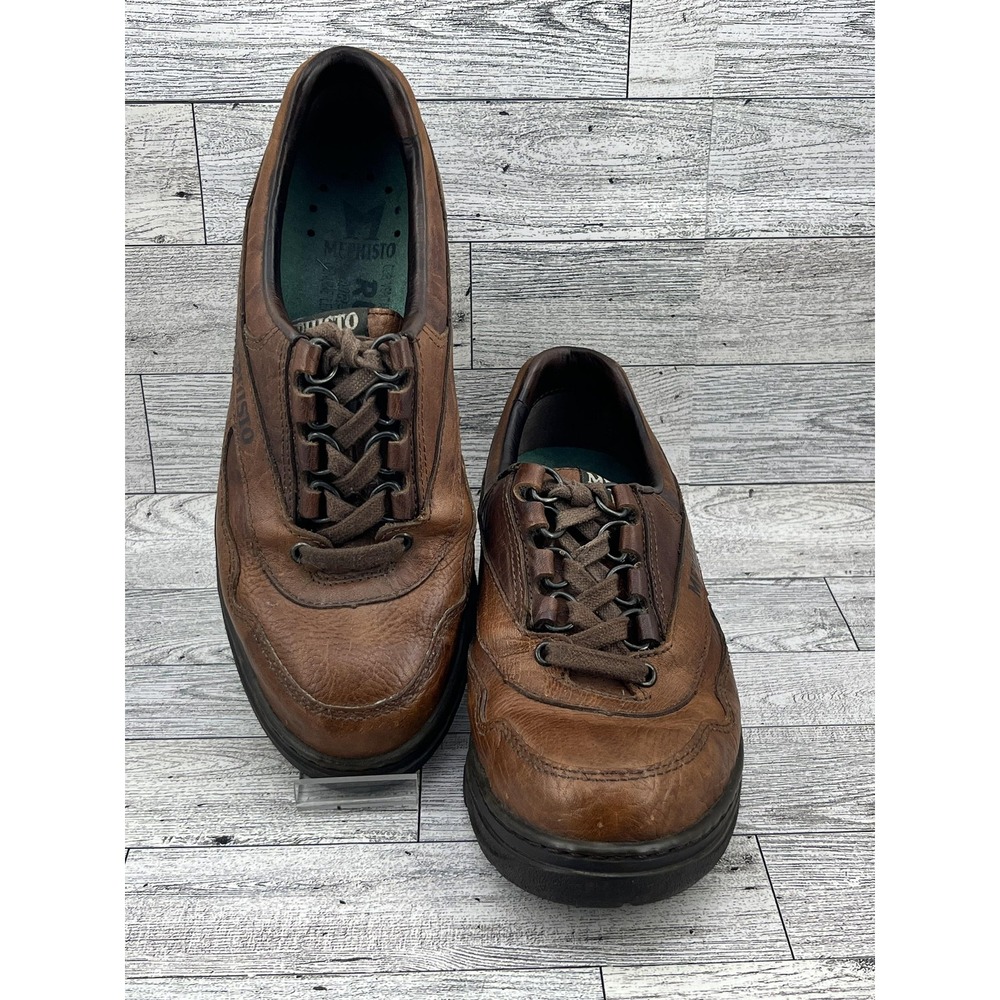 Mephisto Runoff Shoes Women Size 6 Brown Leather Comfort Walking Air Bag‎ System